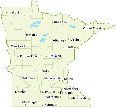 Map of Minnesota